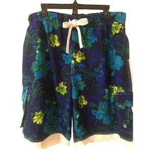 Like New STIG Surf Gear XL Swimsuit Board Shorts Mesh Lining, Side Slip Pockets